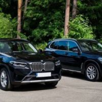 036 BMW X3 черный внедорожник на прокат