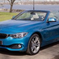 017 BMW 430 кабриолет голубий