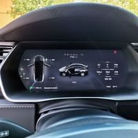 Tesla Model X серая электрический внедор