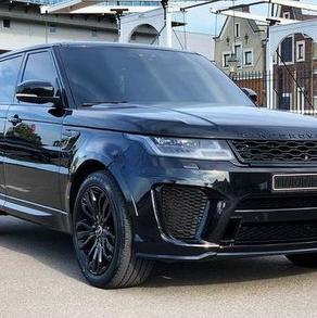 374  Range Rover Sport SVR черный джип